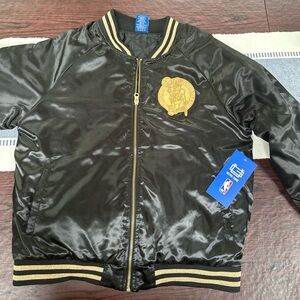 Celtic Black and Gold NBA Satin Jacket small